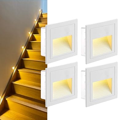 Luz LED empotrada para escaleras Luz LED empotrada para escaleras
